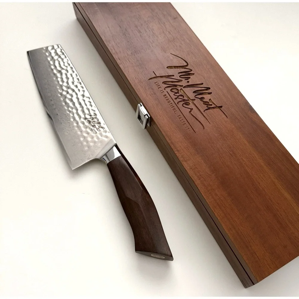 Mr Meat Master Nakiri Knife 7.1